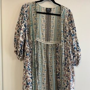 Boho Floral kimono